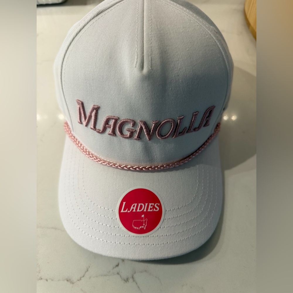 Masters Magnolia White and Pink Cap